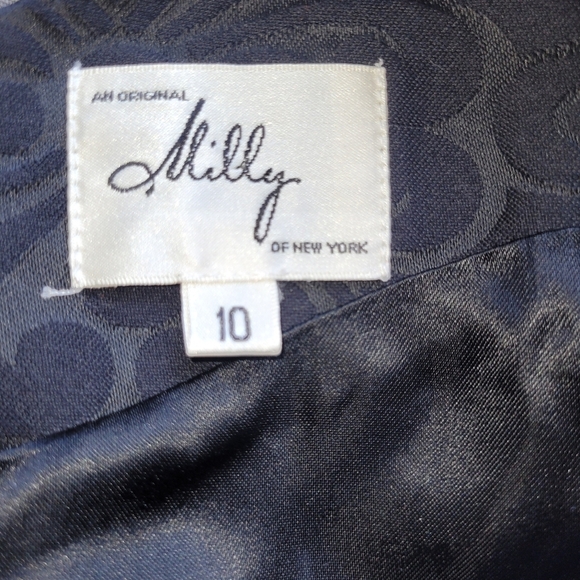 Milly of New York Retro Cocktail Dress, VGUC, Size 10 - Picture 7 of 8